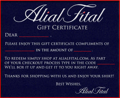 Alial Fital Gift Certificate mens []